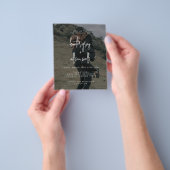 Moderne Einladung zur Hochzeit von Fotos Flyer (Gruppe)