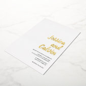 Moderne Einladung zur Hochzeit von Minimalistische (Gedreht)