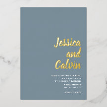 Moderne Einladung zur Hochzeit von Minimalistische