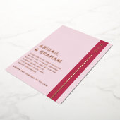 Moderne Einladung zur Hochzeitsfeier (Gedreht)