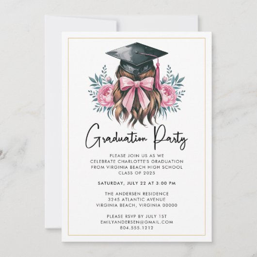 Moderne Einladung zur Lässigen Skriptabteilung (Vorderseite)