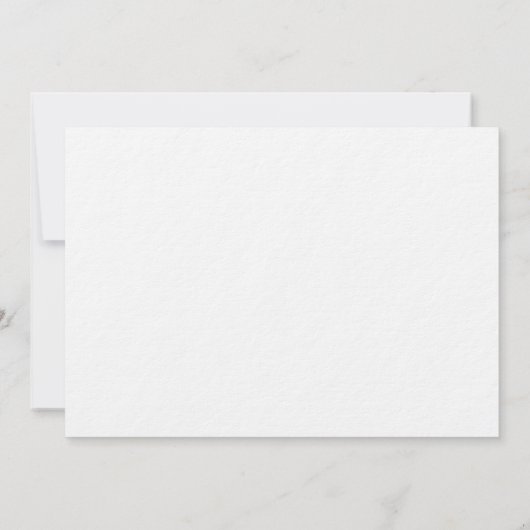 Moderne Einladung zur Schwarzen Hochzeit (Rückseite)