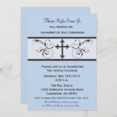 Moderne Einladungen der Gemeinschaft für Jungen (Vorne/Hinten)