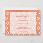 Moderne Einladungen für den Stipendienabschluss in (Rückseite)