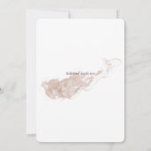 Moderne Einladungen für Hochzeiten im Wasserfarben (Rückseite)