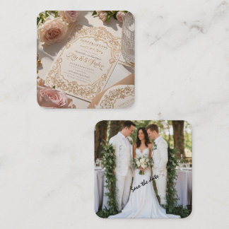 Moderne Einladungen für klassische Liebe