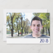 Moderne Einladungen in der Nay & White Class (Vorderseite)