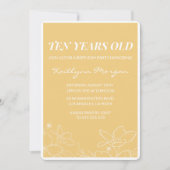 Moderne Einladungen zum 10. Geburtstag (Vorderseite)