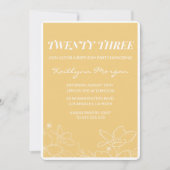 Moderne Einladungen zum 23. Geburtstag (Vorderseite)