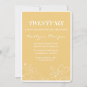 Moderne Einladungen zum 26. Geburtstag (Vorderseite)