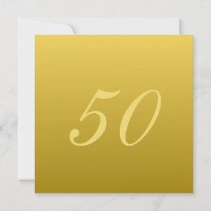Moderne Einladungen zum 50. Jubiläum
