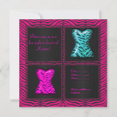 MODERNE EINLADUNGEN ZUM JUNGGESELINNEN-ABSCHIED TI (Rückseite)