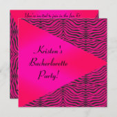 MODERNE EINLADUNGEN ZUM JUNGGESELINNEN-ABSCHIED TI (Vorne/Hinten)