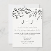 Moderne Einladungen zur Probe (Vorderseite)