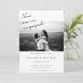 Moderne Einladungspartei für einfaches Foto Einladung (Stehend Vorderseite)