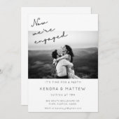 Moderne Einladungspartei für einfaches Foto Einladung (Vorne/Hinten)