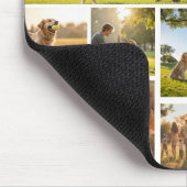 Moderne einzigartige 12-Foto-Collage-Mauspad Mousepad (Ecke)