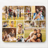 Moderne, einzigartige 12-Foto Collage Mousepad (Vorne)