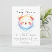 Moderne, einzigartige Bärendusche Einladung (Stehend Vorderseite)