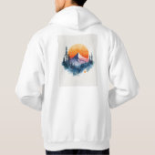 Moderne einzigartige Brandy-Trend Hoodie (Rückseite)