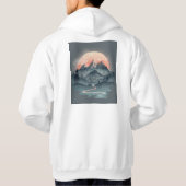 Moderne einzigartige Brandy-Trend Hoodie (Rückseite)