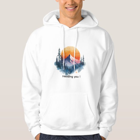 Moderne einzigartige Brandy-Trend Hoodie (Vorderseite)