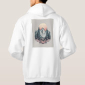 Moderne einzigartige Brandy-Trend Hoodie (Rückseite)