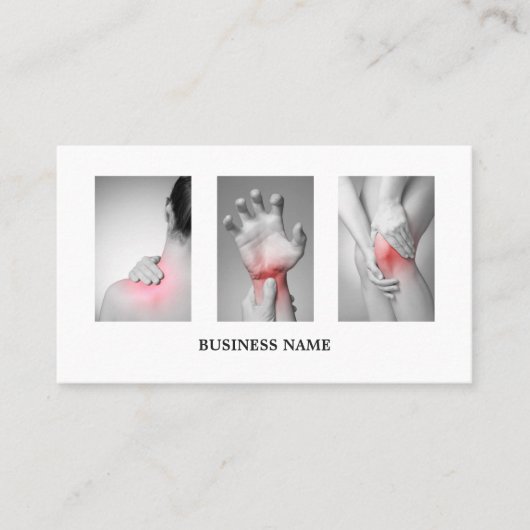 Moderne, einzigartige Doktor-Orthopädie Visitenkarte (Vorderseite)