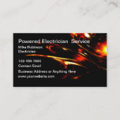 Moderne, einzigartige Elektrotechnik-Visitenkarten Visitenkarte (Vorderseite)