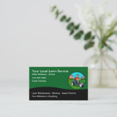 Moderne, einzigartige Garden Service Business Card Terminkarte (Stehend Vorderseite)