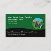 Moderne, einzigartige Garden Service Business Card Terminkarte (Vorderseite)