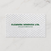 Moderne, einzigartige grüne Reinigung Visitenkarte (Vorderseite)