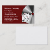 Moderne, einzigartige Handyman-Visitenkarten Visitenkarte (Vorne/Hinten)