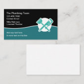 Moderne, einzigartige Klempner Service Business Ca Visitenkarte (Vorne/Hinten)