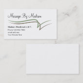 Moderne einzigartige Massage Business Cards Visitenkarte (Vorne/Hinten)