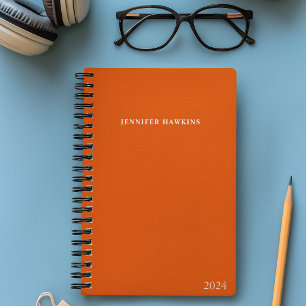 Moderne, einzigartige Orange Business Personal Wee Planer