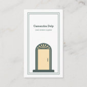 Moderne, einzigartige Real Anwesen Business Card Visitenkarte (Vorderseite)