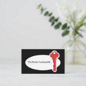 Moderne, einzigartige Schlosshopkarten Visitenkarte (Stehend Vorderseite)