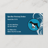 Moderne, einzigartige Veterinary Business Cards Visitenkarte (Vorderseite)