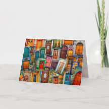 Moderne einzigartige Vintage Tür-Kunst-Fotografie