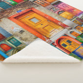 Moderne einzigartige Vintage Tür-Kunst-Fotografie Sherpadecke (3/4)