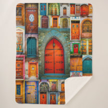 Moderne einzigartige Vintage Tür-Kunst-Fotografie