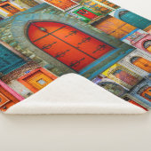 Moderne einzigartige Vintage Tür-Kunst-Fotografie Sherpadecke (3/4)