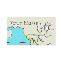 Moderne einzigartige Visitenkarte von Ginette