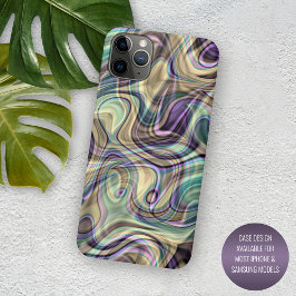 Moderne, einzigartige Wirbel aus Marmor Art Motif Case-Mate iPhone Hülle
