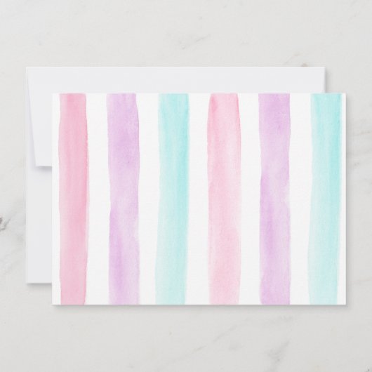 Moderne Eiscreme Sprinkles Geburtstag Dankeskarte (Rückseite)