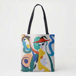 Moderne eklektische surrealistische geometrische F Tasche