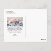 Moderne Elegance Black Typografy Wedding Vielen Da Postkarte (Rückseite)