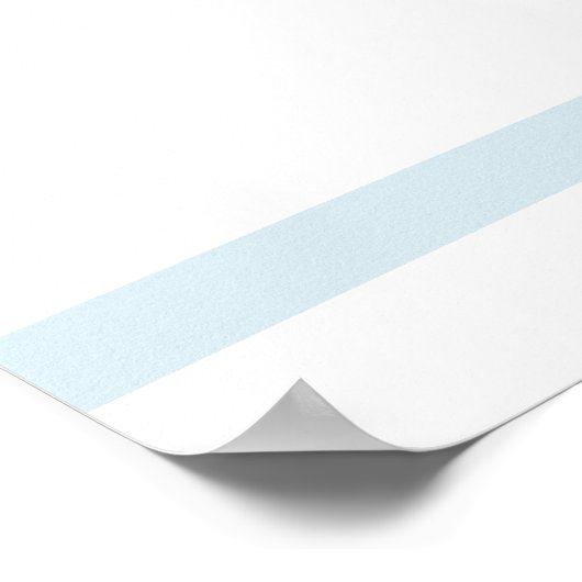 Moderne Elegance Boys Taufe Willkommen Poster (Ecke)