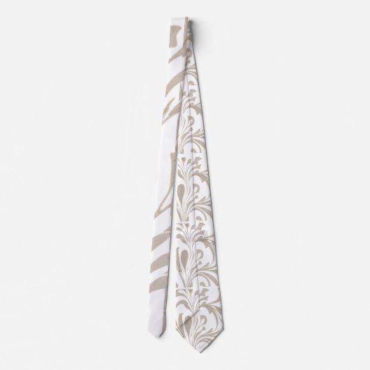 Moderne Elegance Geometric Neck Tie Krawatte (Rückseite)